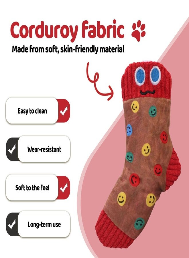 DONGKER Dog Squeaky Toys,6 PCS Stuffed Socks Dog Chewing Toys Built-in Double Sound Physical Structure for Small Medium Dogs Cats Daily Games Training Reward - Image 2