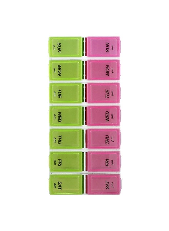 APEX - Apex, 7-Day AM/PM XL, Detach N' Go Pill Organizer, 1 Pill Organizer - Image 1