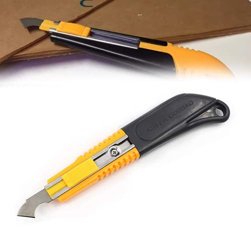 Sulfar Acrylic Plastic Fibre Sheets Cutter Hook Knife Blade with 2 Extra Blades Inside (Random Colour) (1554) - Image 3
