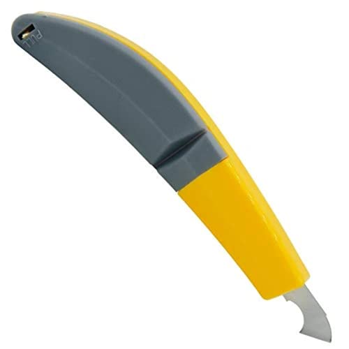 Sulfar Acrylic Plastic Fibre Sheets Cutter Hook Knife Blade with 2 Extra Blades Inside (Random Colour) (1554) - Image 4