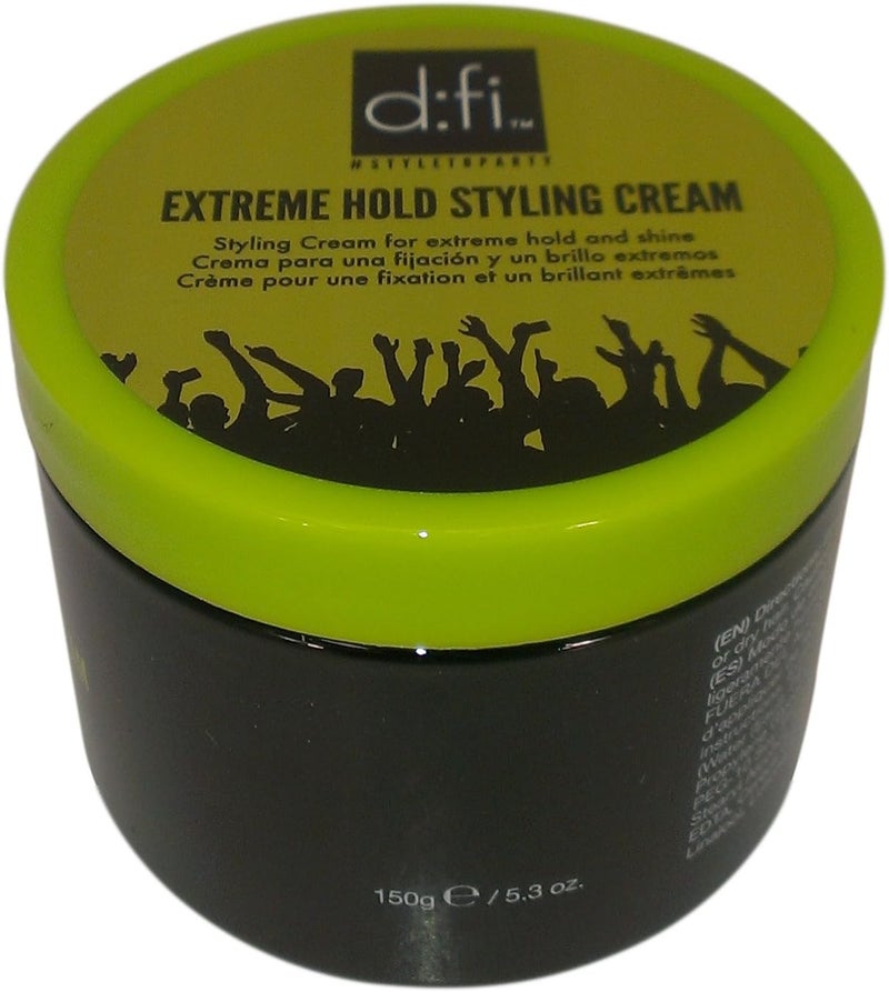 D:FI Extreme Hold Styling Hair Cream - 150g for Maximum Hold and Shine - Image 5