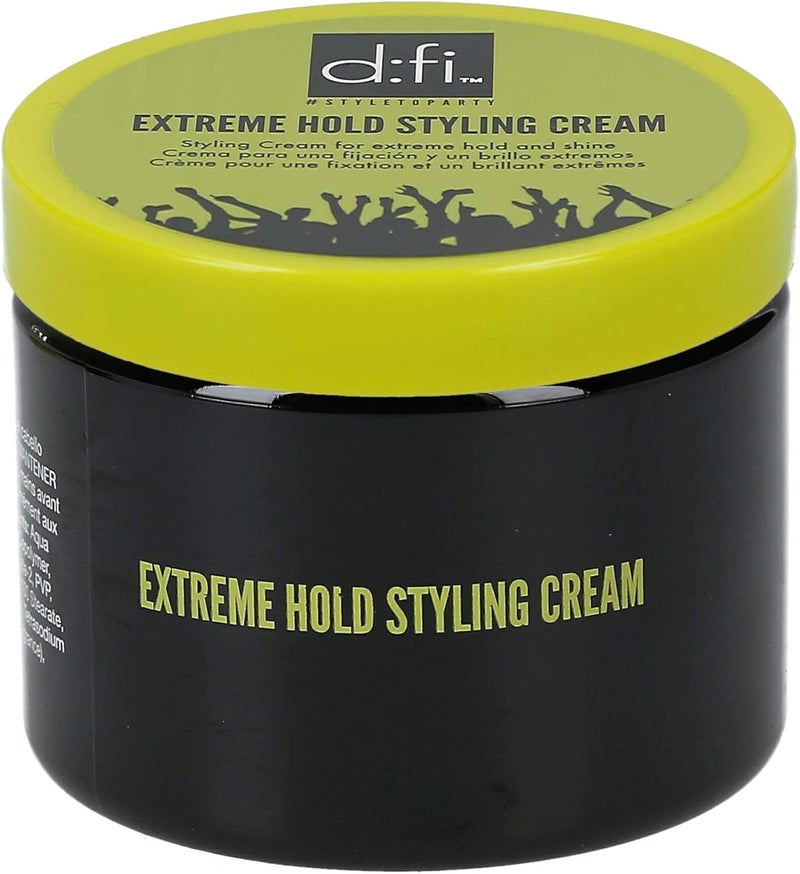 D:FI Extreme Hold Styling Hair Cream - 150g for Maximum Hold and Shine - Image 3