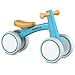 SEREED Baby Balance Bike for 1 Year Old Boys Girls 1224 Month Toddler Balance Bike 4 Wheels Toddler First Bike First Birthday Gifts Blue - Image 4