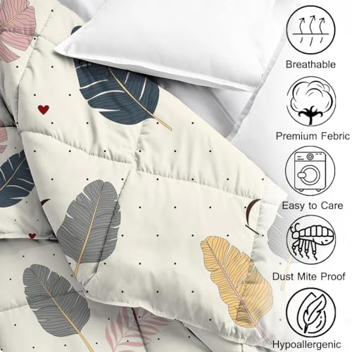 FRESH FROM LOOM microfiber Rotary Printed Micro Fiber Comforter|Dohar|Quit|Single Bed|Double Weaved|Washable|Hypoallergenic Skin Friendly (Beige|60x90 INCHES, Single Bed)| TC - 300 - Image 5