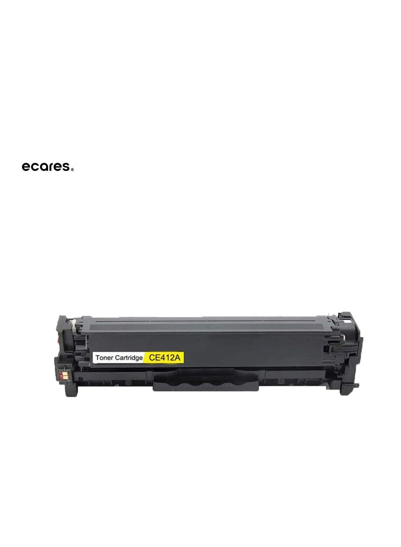 ECARES®305A Toner Cartridge CE412A Compatible for M451dn M451nw M451dw MFP M475dw MFP M475dn Pro 300 MFP M375nw M351A (Yellow) - Image 1