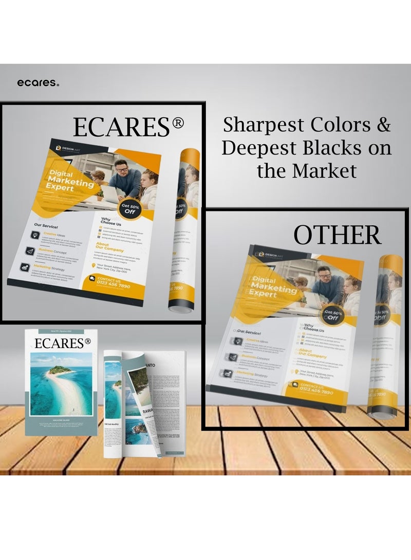 ECARES®305A Toner Cartridge CE412A Compatible for M451dn M451nw M451dw MFP M475dw MFP M475dn Pro 300 MFP M375nw M351A (Yellow) - Image 2