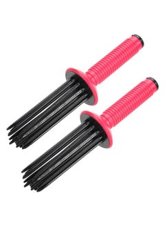 Brrnoo Hair Fluffy Curling Roll Comb Anti‑Slip Curling Wandhair Curler Curling Professional Hair Stylists Styling Comb For Women Ladies Volume Hair Tool Curl Defining Comb Hairstyling Tools  - Image 4