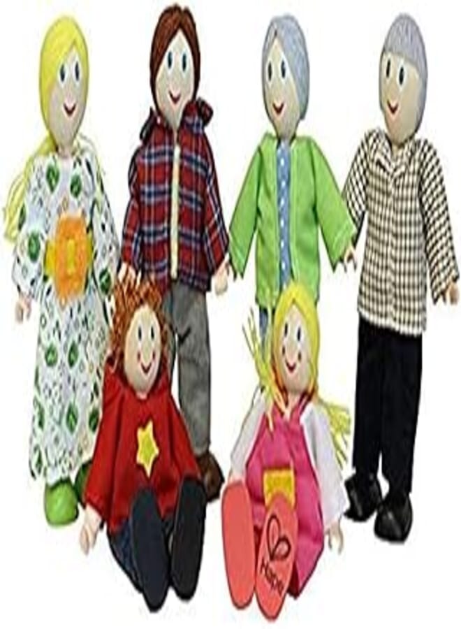 Hape Poppenhuis Poppenfamilie Happy Family