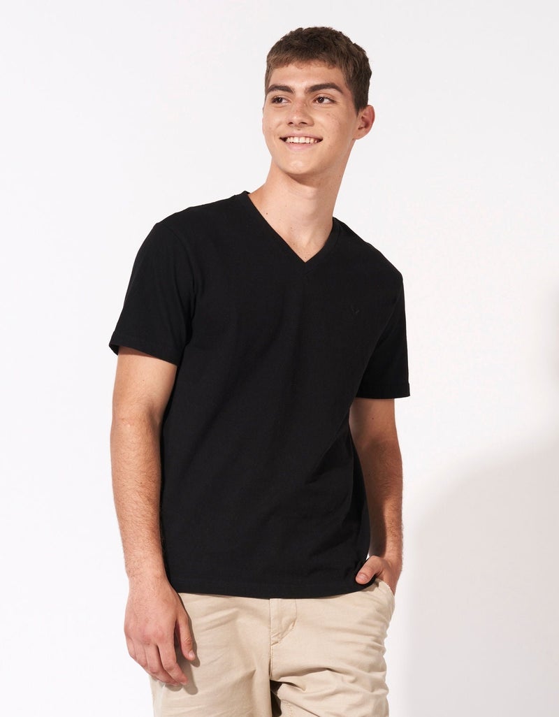 American Eagle AE Super Soft Icon V-Neck T-Shirt - Image 1