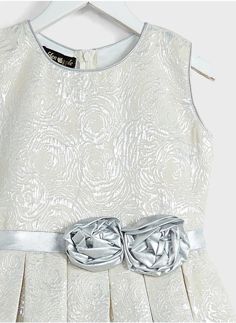 Little Golden Apple Little Belted Dress