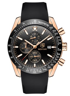 BENYAR Watches for Men Watch Quartz Luxury Chronograph Water Resistant Watch 5140 220mm  - Image 2