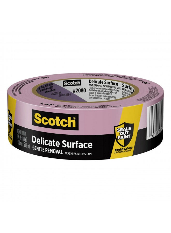 Scotch  Scotch Painter's Tape 2080EL-36E Scotch Delicate Surface Painter's Tape, 1.41" Width, 1 Roll  - Image 1