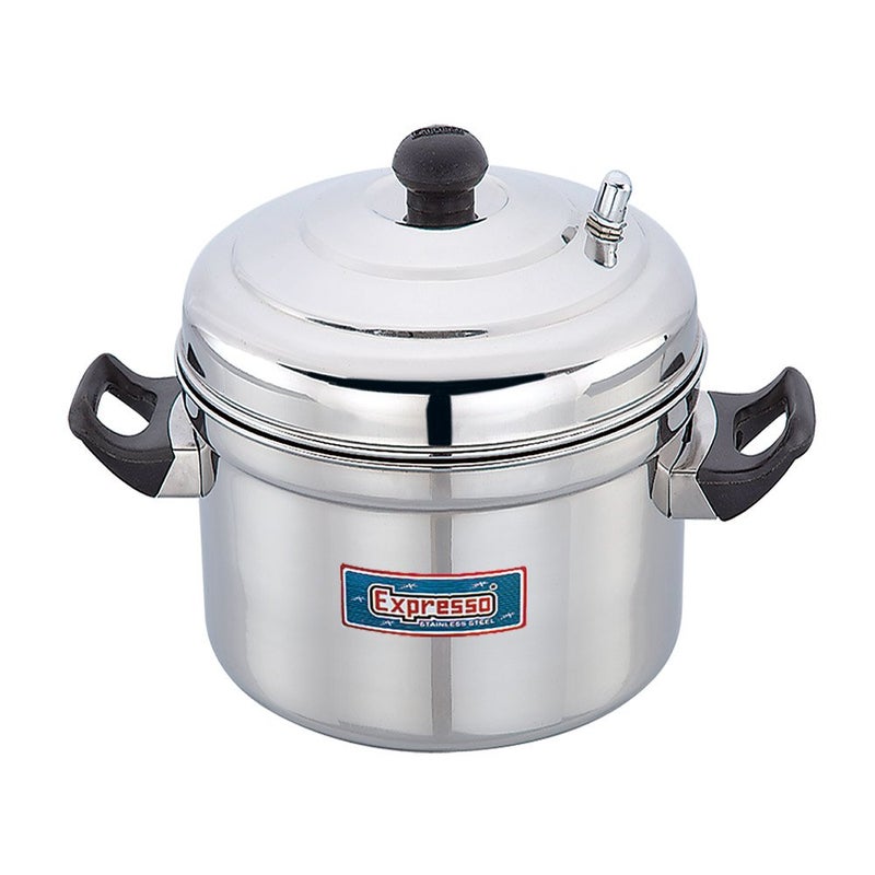 Expresso 24 Idli Maker | Stainless Steel Induction & Gas Compatible | For 5 & 6 Plates | Durable Cookware | Kitchen Essential | Easy Cooking | Idli Plates Not Included | Multi-Purpose Cooker - Image 2