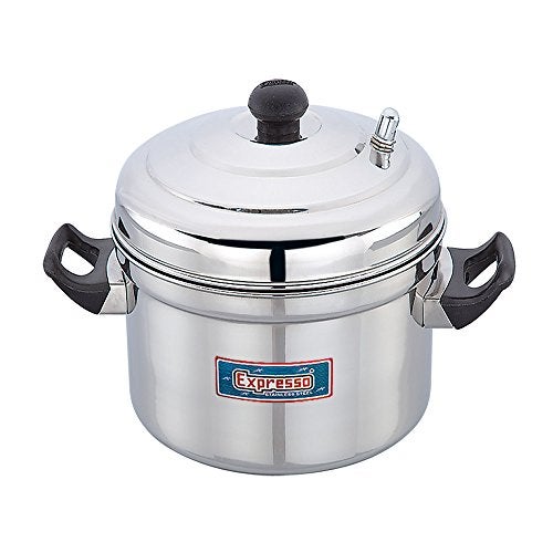 Expresso 24 Idli Maker | Stainless Steel Induction & Gas Compatible | For 5 & 6 Plates | Durable Cookware | Kitchen Essential | Easy Cooking | Idli Plates Not Included | Multi-Purpose Cooker - Image 1