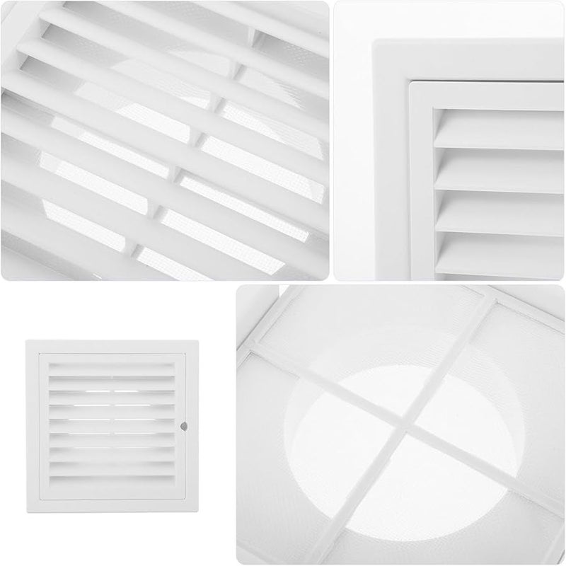 Square Ceiling Vent Cover Air Outlet Filter Replacement For Bathroom Exhaust Fan Indoor Outdoor - Image 4