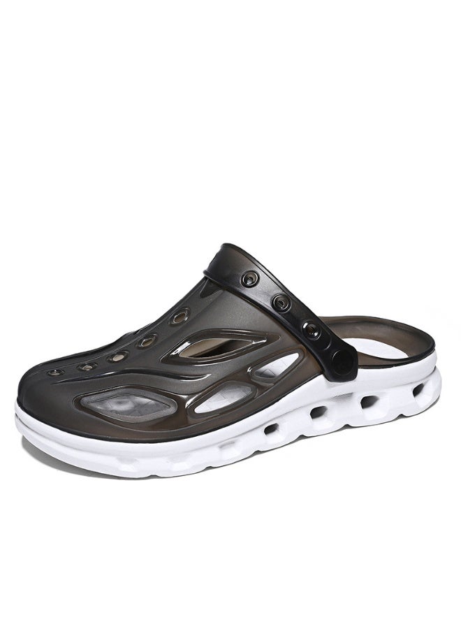 NIBEMINENT Summer   Sandals Hollow Breathable Beach Wading Casual Non-slip Hole Shoes Men Wearing Slippers Men Sandals  - Image 1