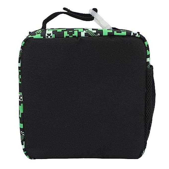 Bioworld Minecraft Square Insulated Lunchbox With Mesh Side Pocket - Image 3