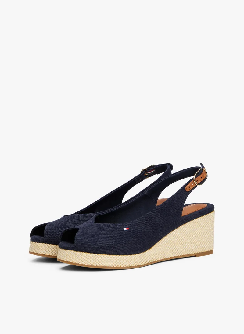 TOMMY HILFIGER MID WEDGE SLINGBACK ESPADRILLES