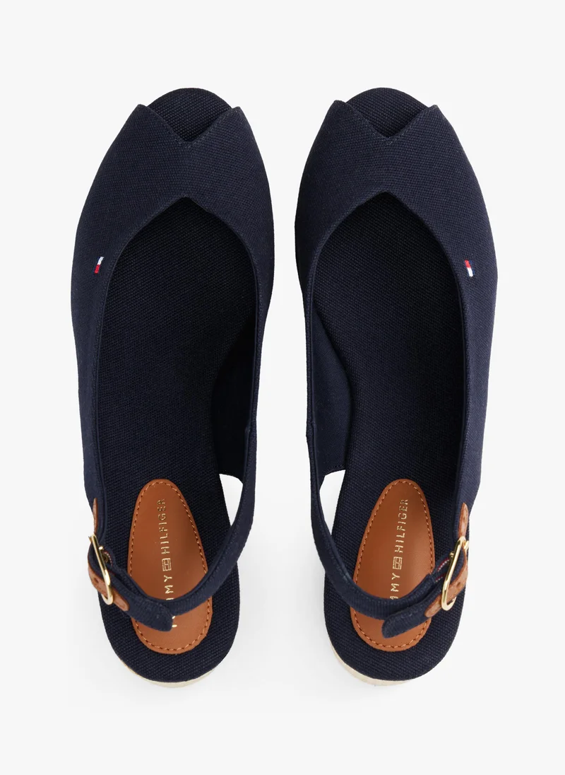 TOMMY HILFIGER MID WEDGE SLINGBACK ESPADRILLES