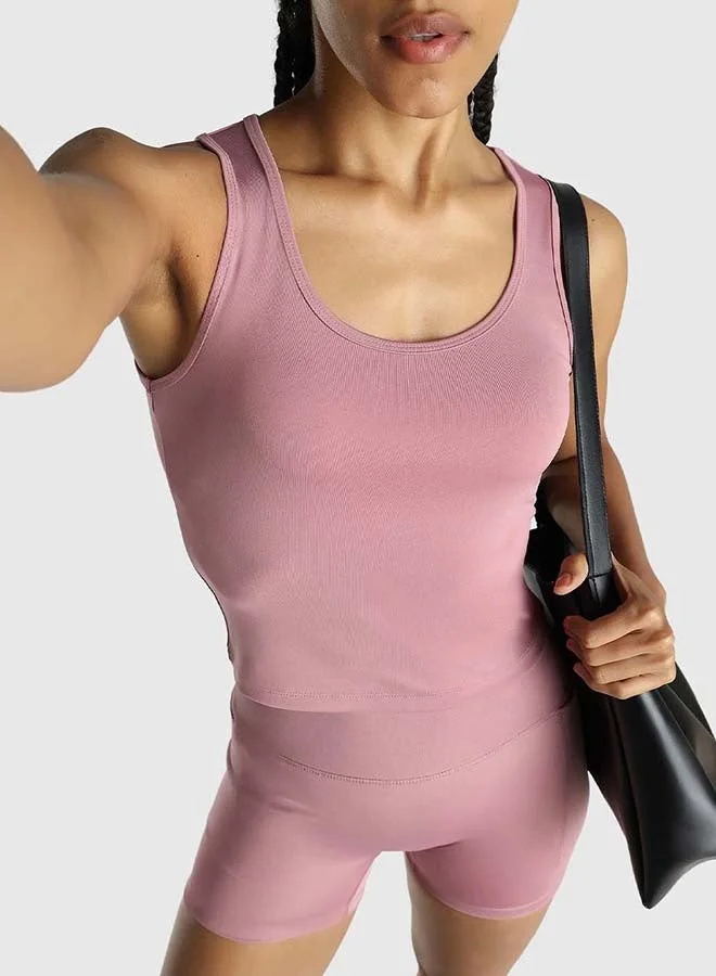 Musclemind pink Women's Tank Top for Women | Best Price UAE