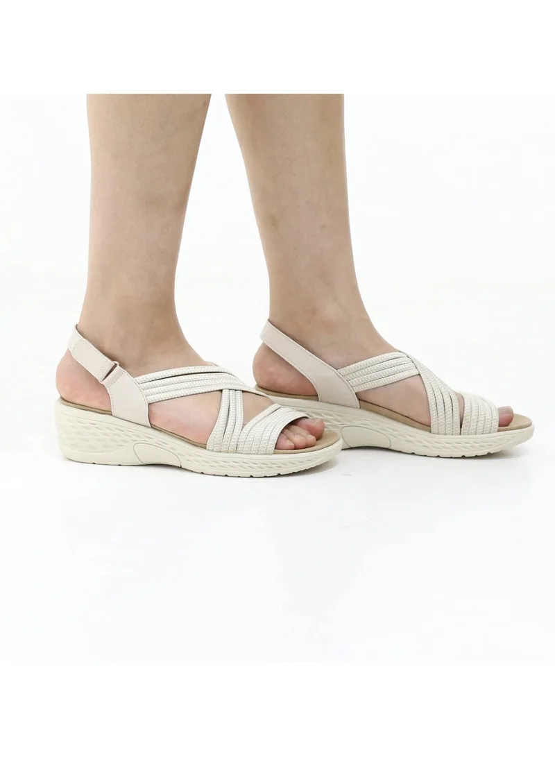 LAMARAPARIS  DUST COMFORT SANDAL WITH CRISS-CROSS WOVEN STRAPS for Women | Best Price UAE