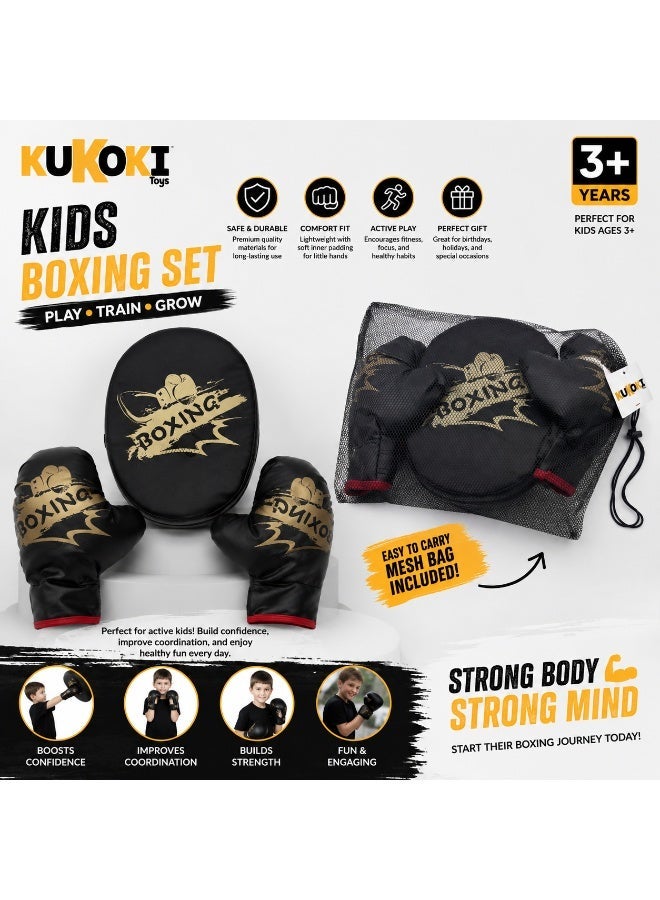 KUKOKI TOYS قفازات الملاكمة للأطفال مع قفازات اللكم - Image 5