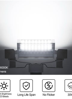 Y&D R7S 118mm LED Bulb, J-Type Double Ended Bulbs, 30W J Type Led Bulbs 300W T3 Halogen Bulb Equivalent, Double-Ended Base J118 Flood Lights for Household Security Lighting -Daylight  - Image 4