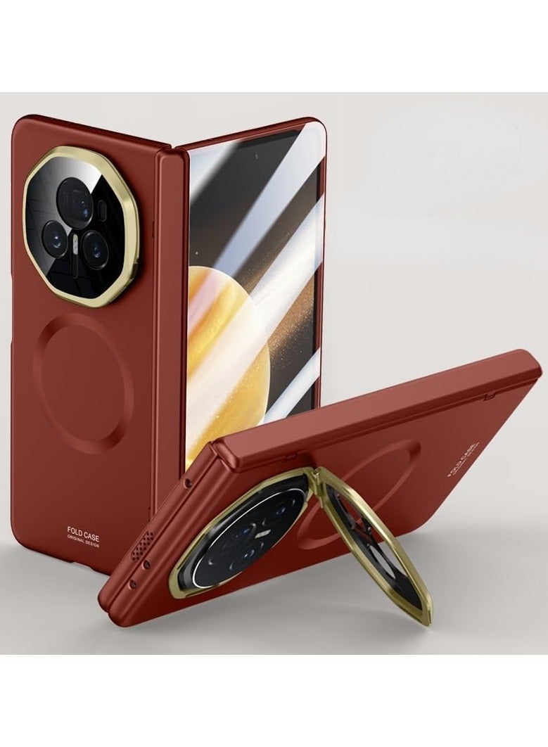 عام جراب لهاتف Honor Magic V3 (2024)، متوافق مع تقنية Mag-safe، غلاف مضاد للصدمات مع واقي معدني مخفي وفيلم أمامي مقوى. - Image 1