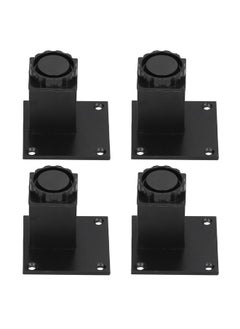 Thoraya 4Pcs/Set Furniture Leg Adjustable Height Aluminum Alloy Square Support for Sofa Cabinet60mm  - Image 1