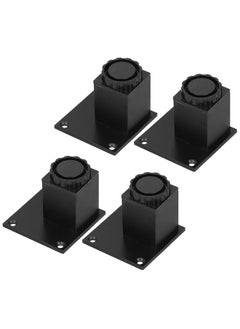 Thoraya 4Pcs/Set Furniture Leg Adjustable Height Aluminum Alloy Square Support for Sofa Cabinet60mm  - Image 2