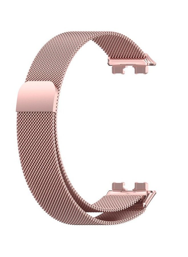 Generic - Suitable for Huawei Band 8/Huawei Band 9/Huawei Band 10 metal Milanese Magnetic Loop Watch Strap - Image 1