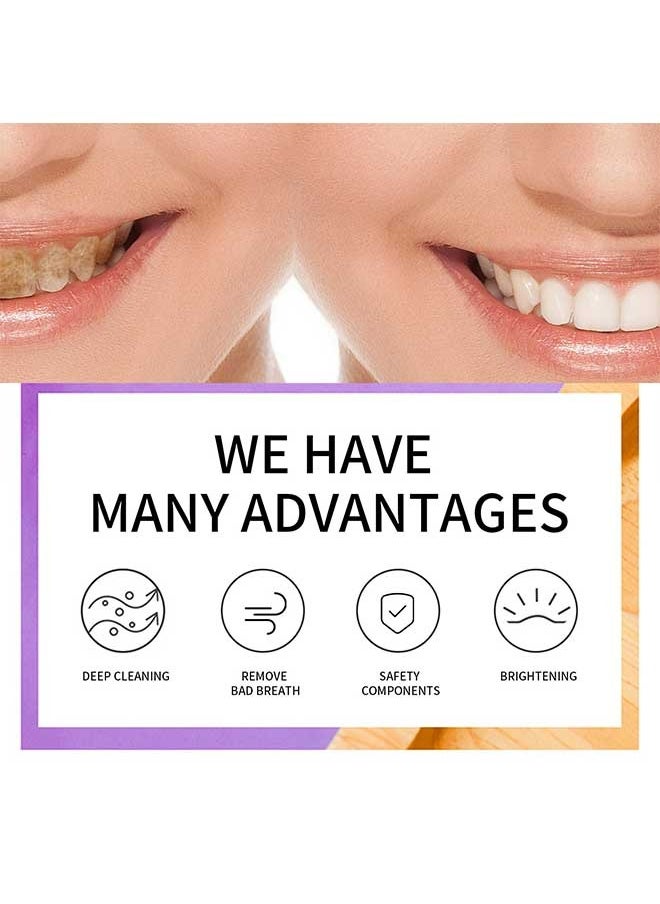 Lanthome - Tooth Whitening Purple Toothpaste, V34 Colour Correction Toothpaste,  Teeth Whitening Fresh Breath, Sensitive Teeth Toothpastes Stain Removal for Yellow Teeth - Image 1
