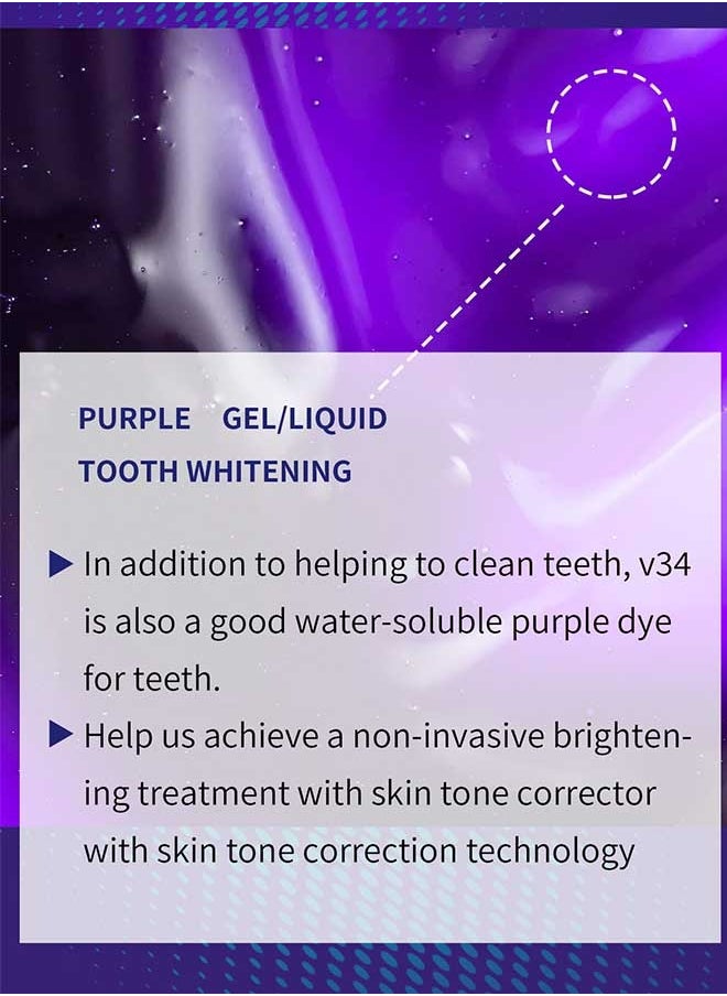 Lanthome - Tooth Whitening Purple Toothpaste, V34 Colour Correction Toothpaste,  Teeth Whitening Fresh Breath, Sensitive Teeth Toothpastes Stain Removal for Yellow Teeth - Image 1