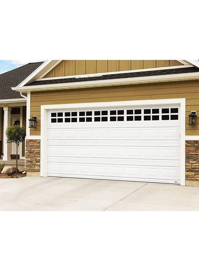 YURROAD 2 Car Garage Kits - 32 Pcs Household Easy Installation Magnetic Windows Panels for Car Garage Door Panes Fake Faux Magnetic Windows Hardware - Size 6.125" X 4"  - Image 1