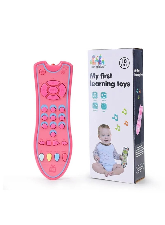 konig kids Baby Musical TV Remote Control Educational Learning Toy - Image 3