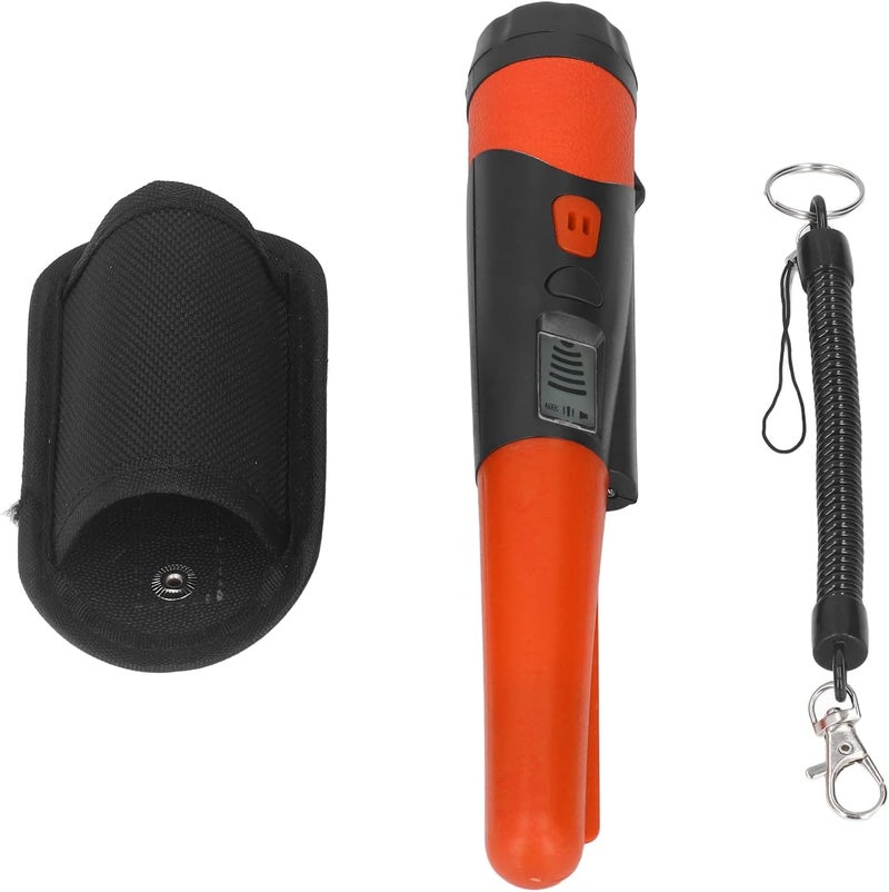 Metal Detector Handheld Wand Pinpointer-Professional Waterproof Pin Pointer High Sensitivity Portable Search Treasure Pinpointing Finder Probe,360° Scanning Unearthing Treasure Finder(orange) - Image 1