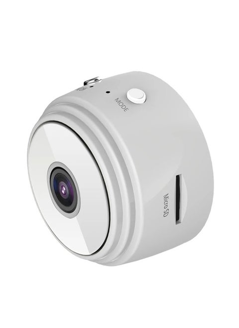 Mini Security Camera, 72p HD Remote Surveillance Camera Recorder, Lightweight And Portable White Wifi IP Camera, Compact Durable 2MP Mini Camera For Baby Monitor Home Office Security, (1pc White)