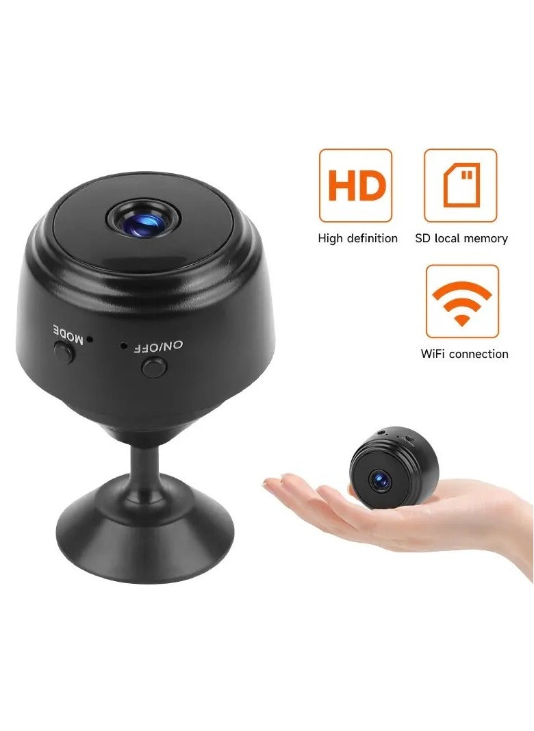 Mini Security Camera, 72p HD Remote Surveillance Camera Recorder, Lightweight And Portable White Wifi IP Camera, Compact Durable 2MP Mini Camera For Baby Monitor Home Office Security, (1pc White)