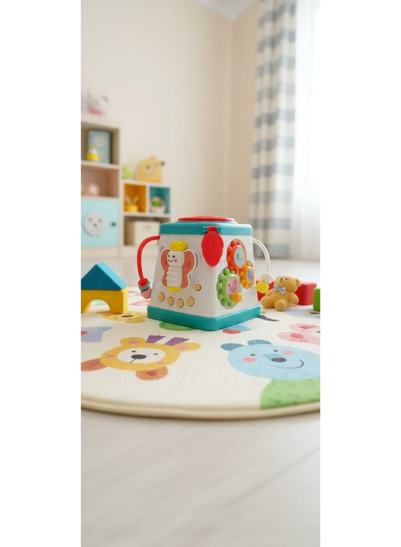 Bingo Baby Activity Cube | 6-in-1 Educational Learning Toy with Lights, Sounds & Gears | Montessori Sensory Toy for Toddlers | Developmental Toy for Kids 12+ Months - Image 2