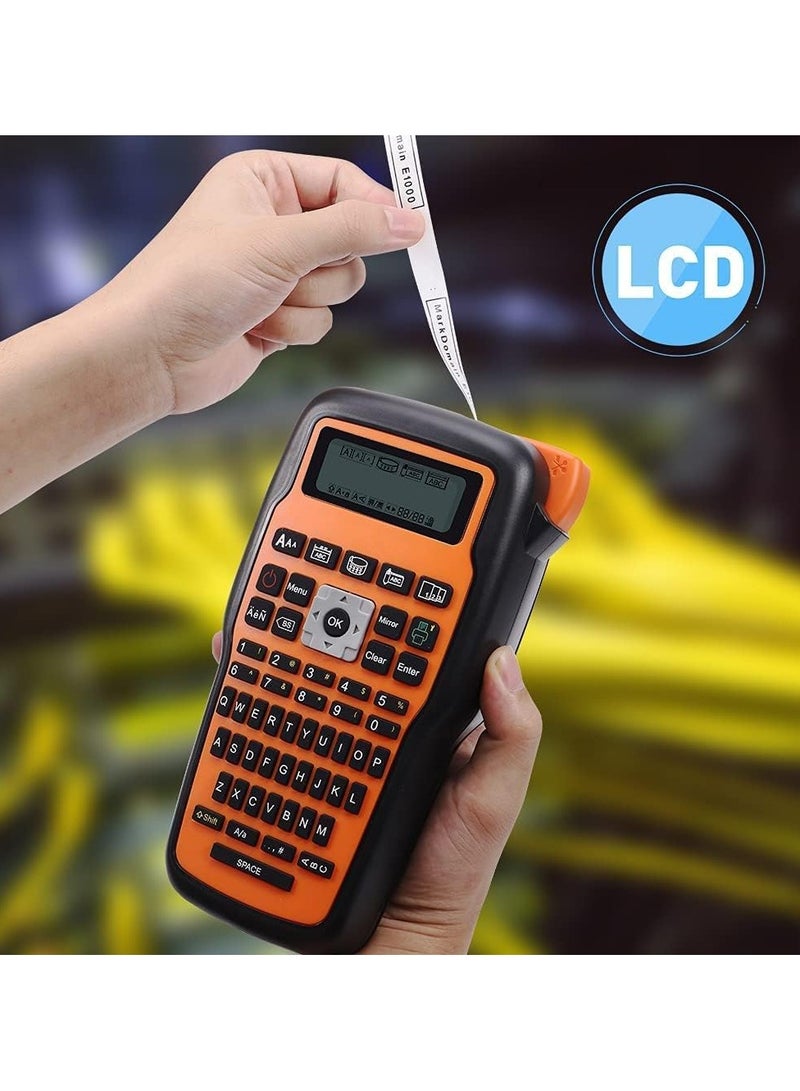 AIMO E1000 PRO - Handheld Label Printer (Type-C, Arabic Version, Orange) - Image 3