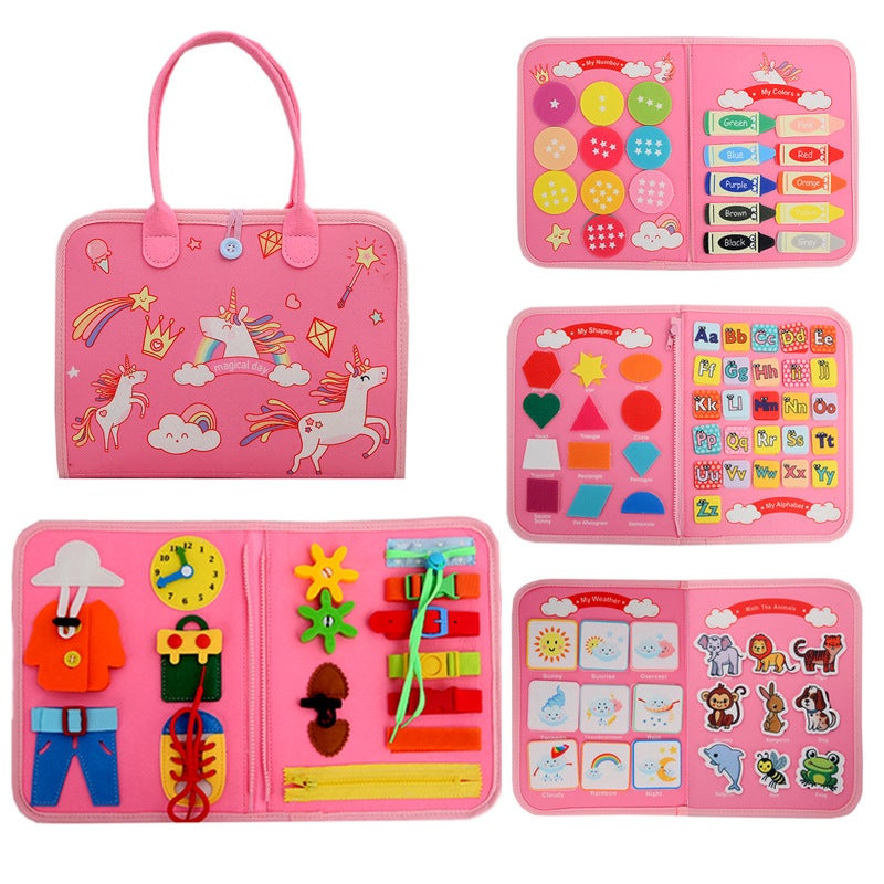 Felt Learning Board Spot Kidsren'S Diy Busy Early Education Educational Toys Feltlearningboard - Image 2