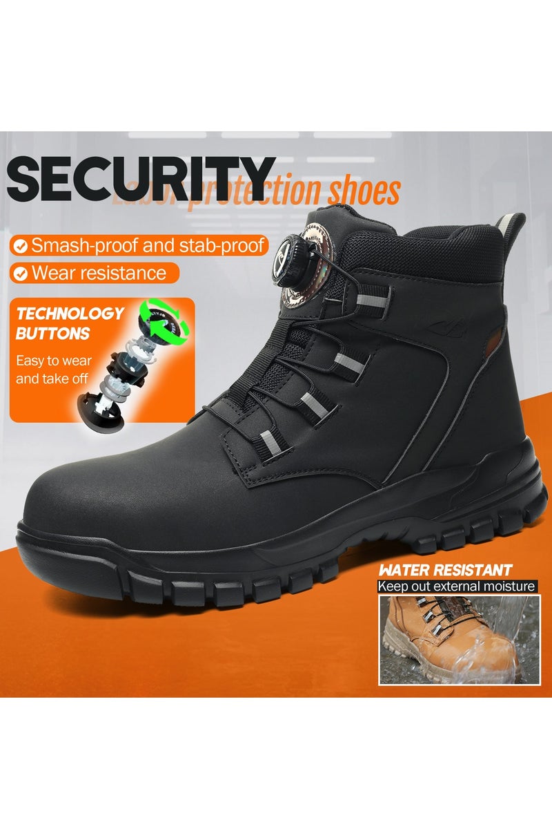 Safety boots, lightweight waterproof work boots for men and women, steel toe safety boots, non-slip work boots - Image 3