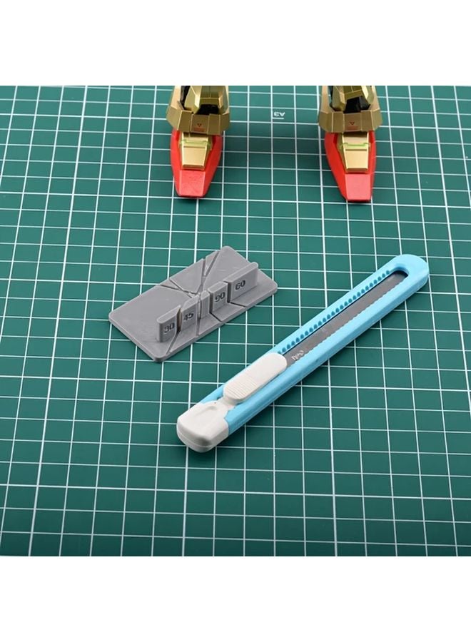 Gray Precision Mini Angle Cutter Adjustable 30 45 60 90 Degree Guide For DIY Models - Image 5