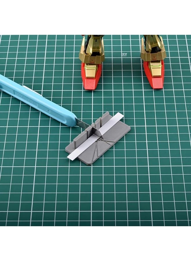 Gray Precision Mini Angle Cutter Adjustable 30 45 60 90 Degree Guide For DIY Models - Image 4