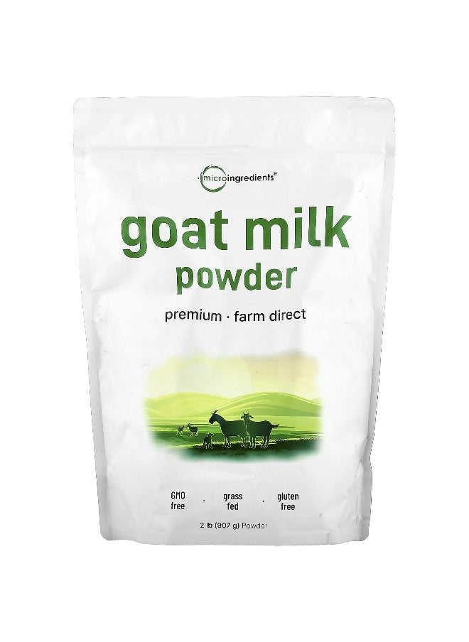 Micro Ingredients Micro Ingredients, Goat Milk Powder, 2 lb (907 g)  - Image 1
