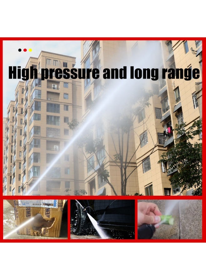 بلو فاير غسالة ضغط عالي كهربائية 1800 واط بقوة 120 بار (ذروة 8800 واط) مع مسدس رغوة وأنبوب 8 أمتار - مثالية لتنظيف السيارات، الدراجات، الأفنية، والواجهات الخارجية للمنزل بقوة محترفة - Image 4