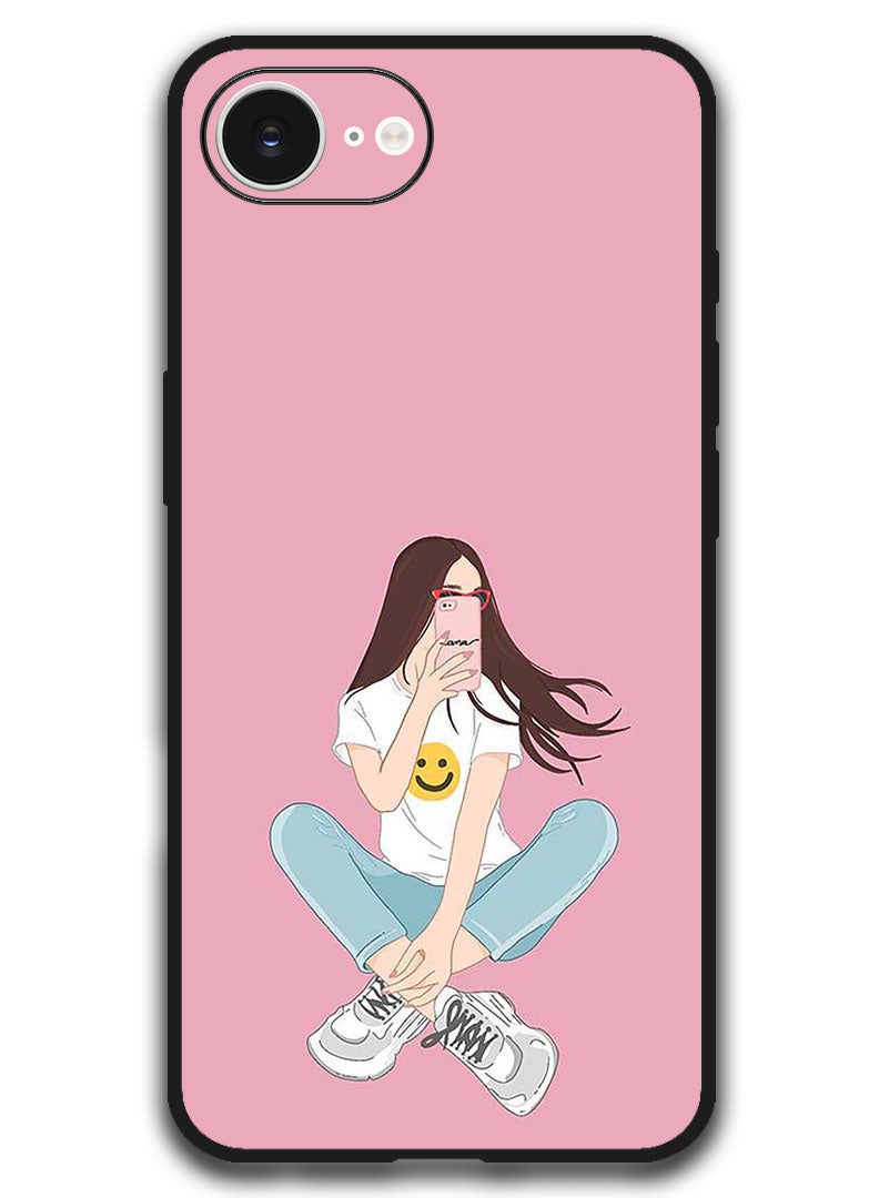 Theodor Case Compatible with Apple iPhone 17e / 16e 6.1 Inch Protection Shockproof Bumper Cover - Selfie - Image 1
