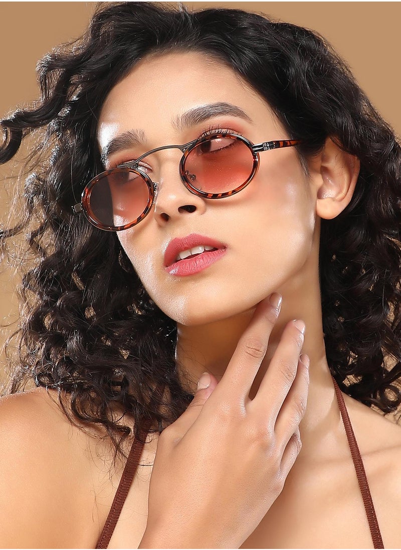Haute Sauce - Polarized Full Rim Oval Sunglasses For Women - Image 1