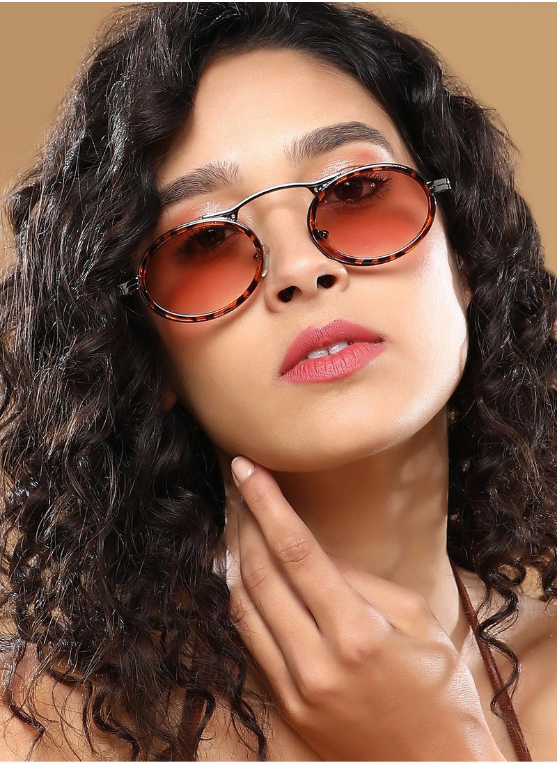 Haute Sauce - Polarized Full Rim Oval Sunglasses For Women - Image 1