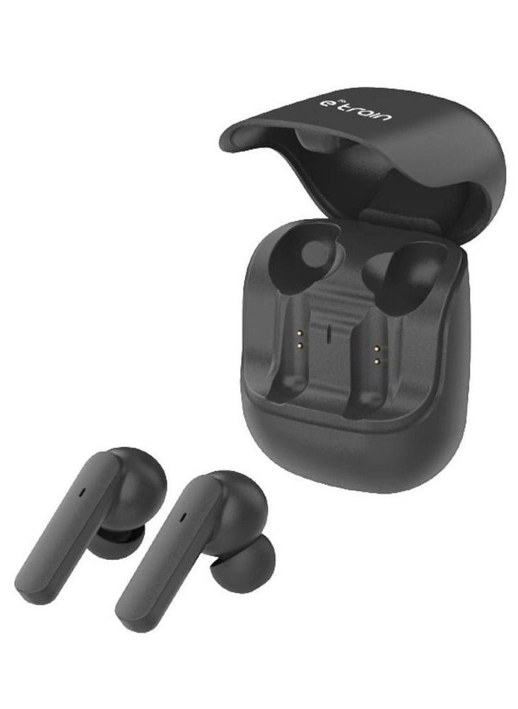 Etrain Etrain (HP611) VIBES Wireless Earbuds With Charging Case - Black  - Image 3